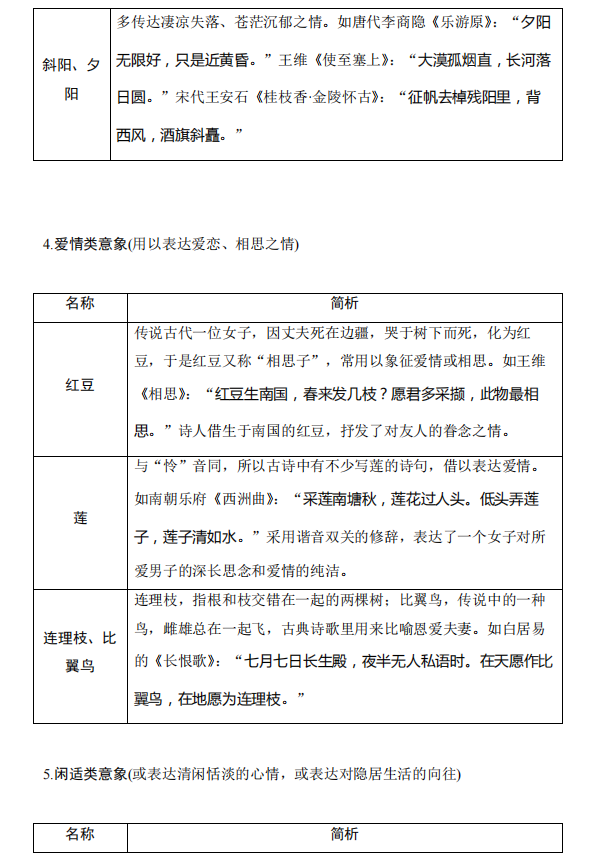 2025北京高考语文古诗词鉴赏中易错知识