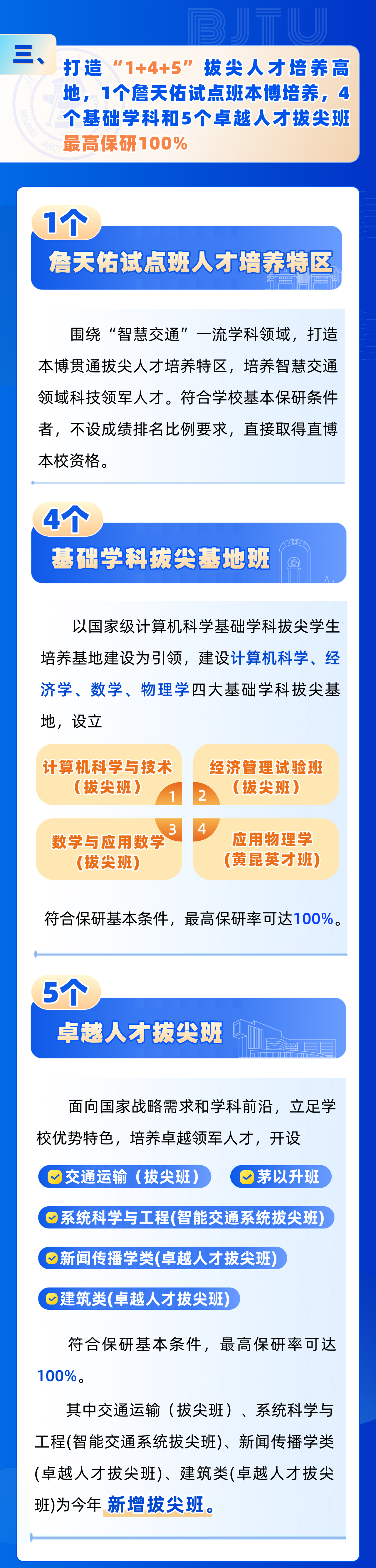 北京交通大学2025年招生亮点