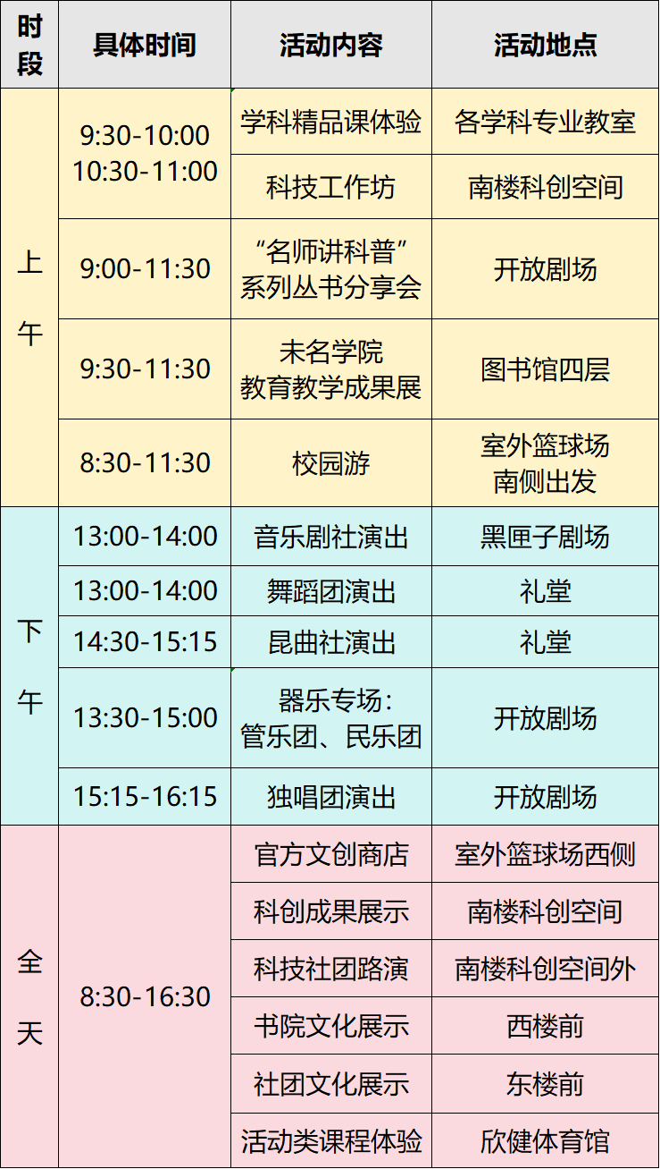 北大附中高中部2025年校园开放日
