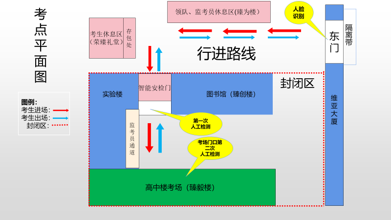 2025北京八一学校高考考点安排