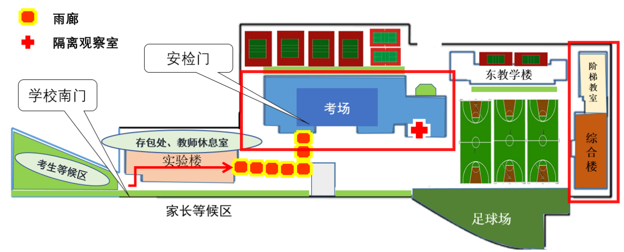 2025北航实验学校中学部高考考点安排