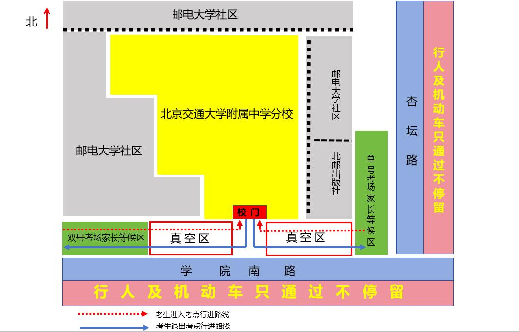 2025北京交大附中分校高考考点安排
