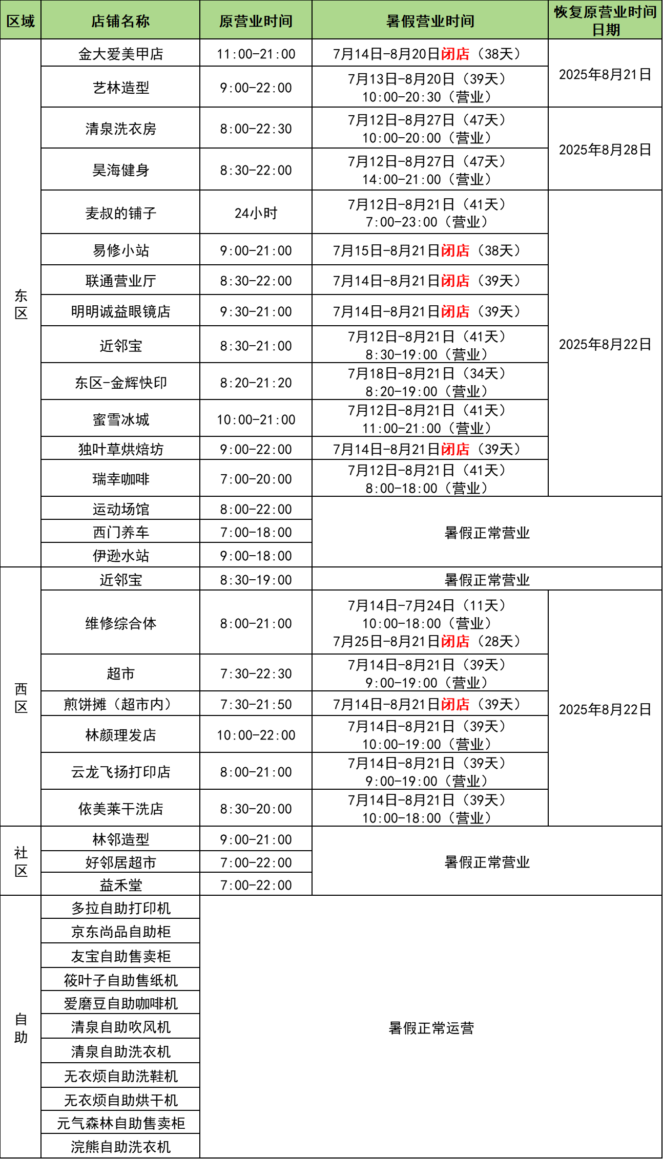 北京林业大学2025暑假放假时间安排