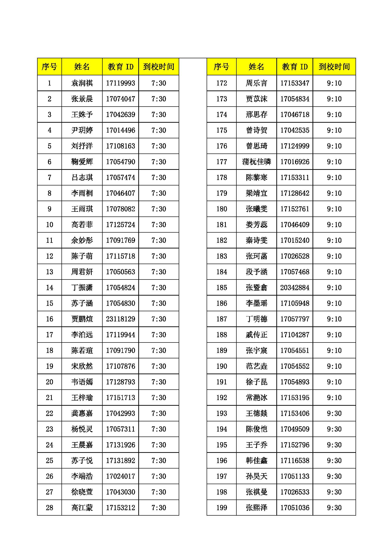 2025首都师范大学附属育新学校“1+3”项目面试名单