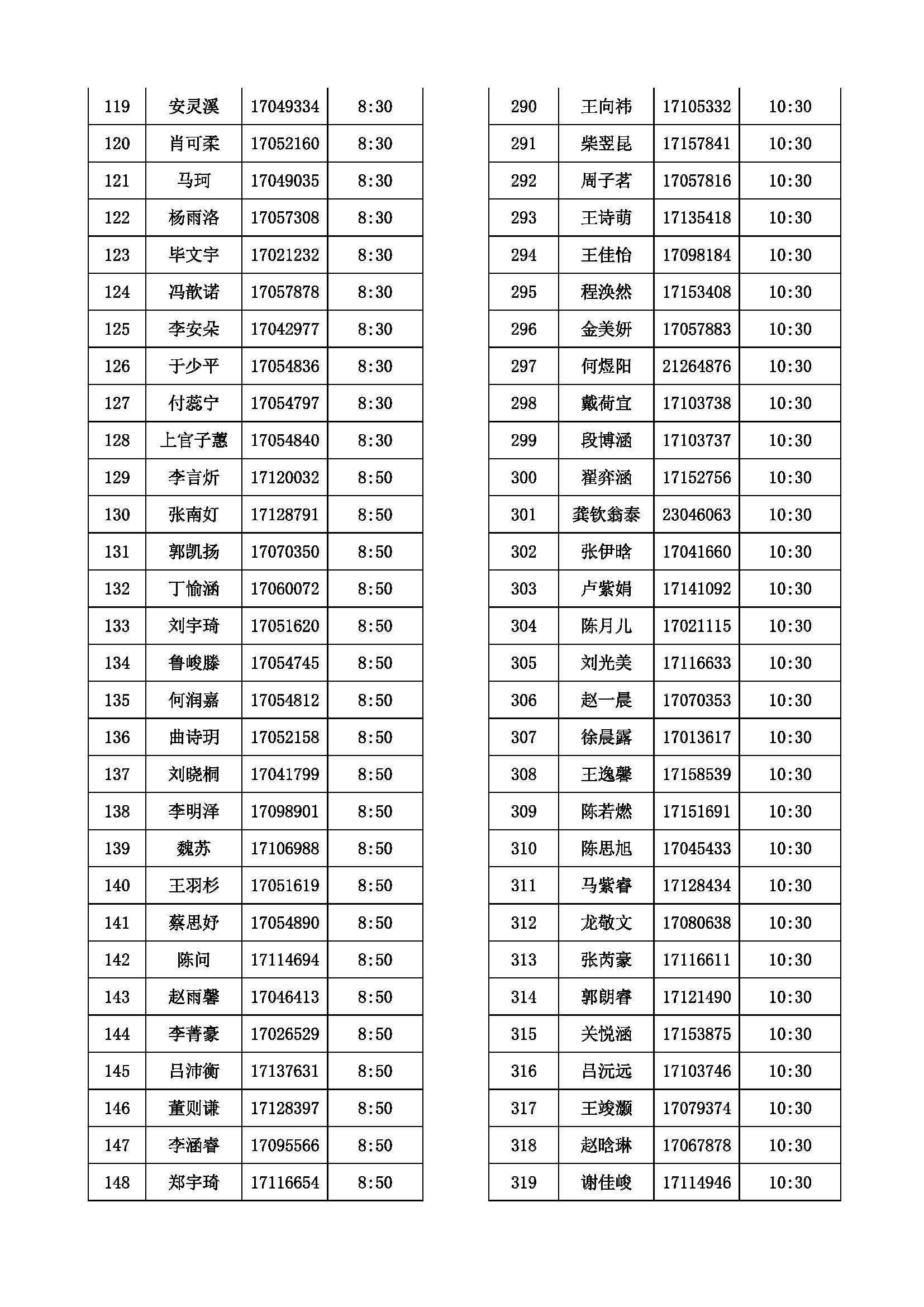 2025首都师范大学附属育新学校“1+3”项目面试名单