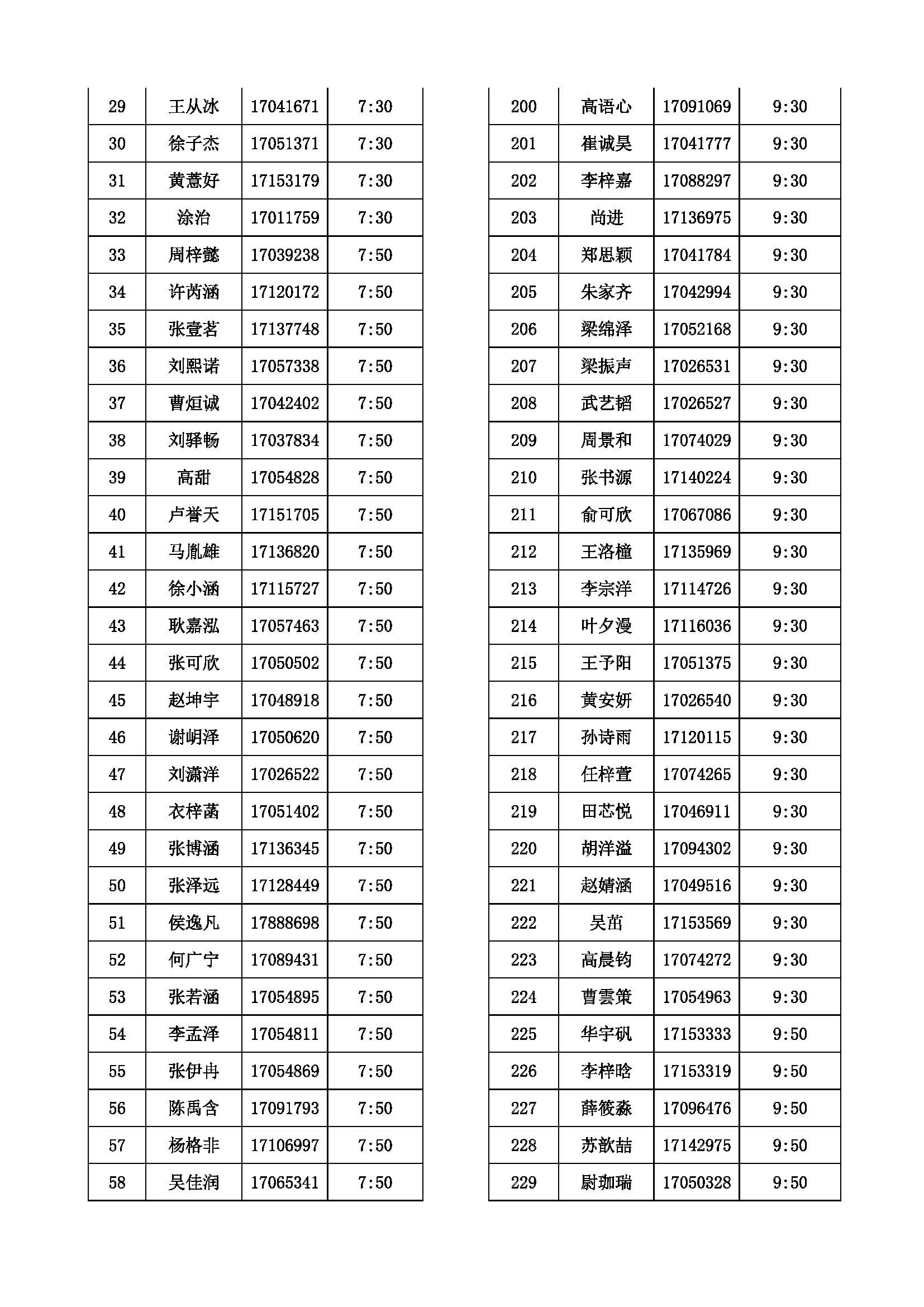 2025首都师范大学附属育新学校“1+3”项目面试名单