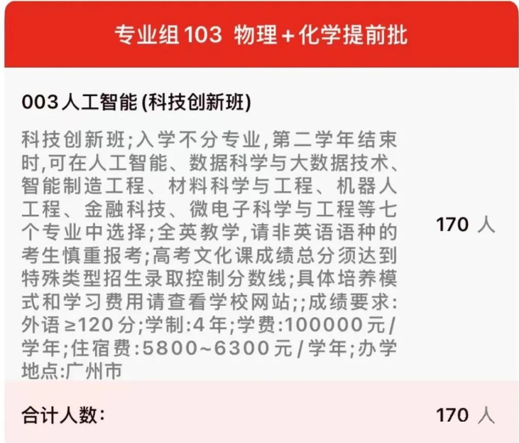 香港科技大学（广州）2026考生多少分能报？录取分数线是多少