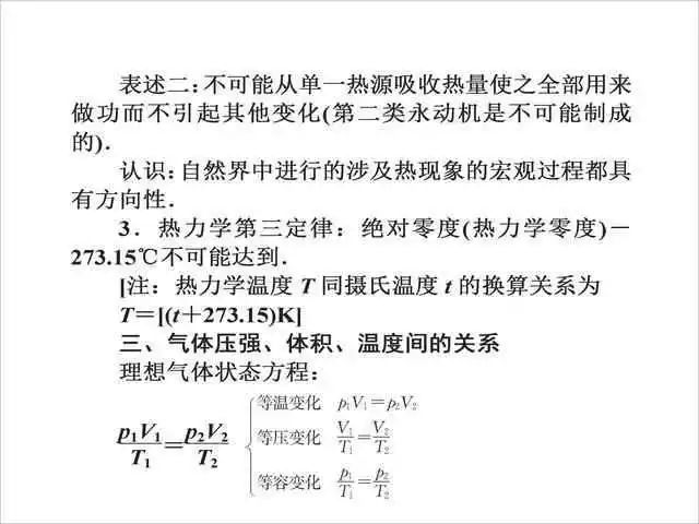2026北京高考高中物理公式及定理