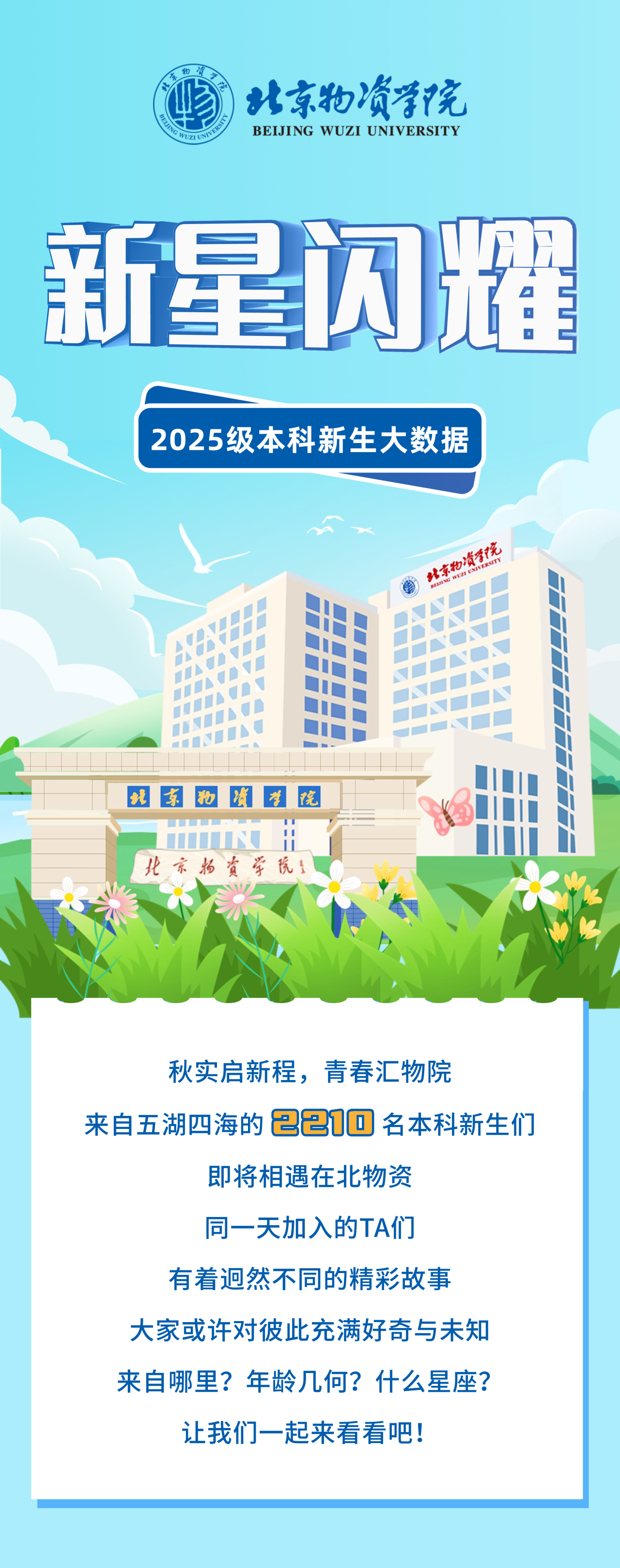 北京物资学院2025年本科新生大数据
