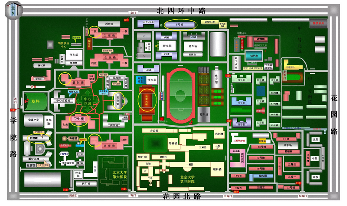 北京各个大学分布图图片