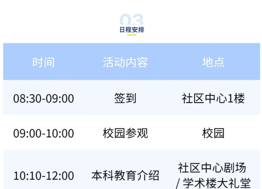 2024昆山杜克大学校园开放日日程安排