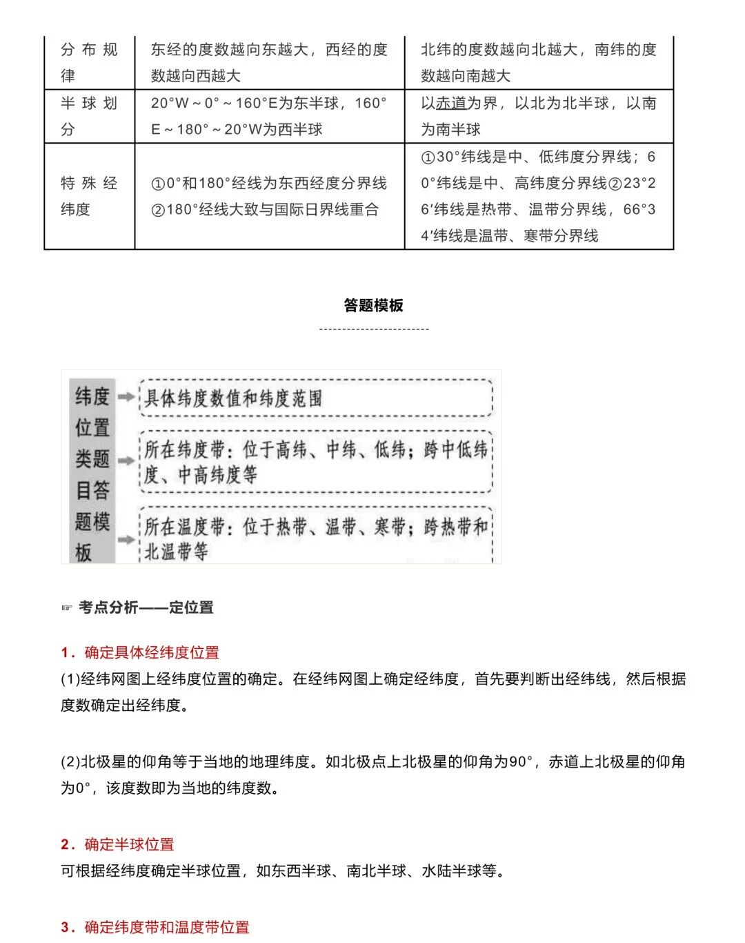 2026北京高考地理经纬网、等值线、地形剖面图