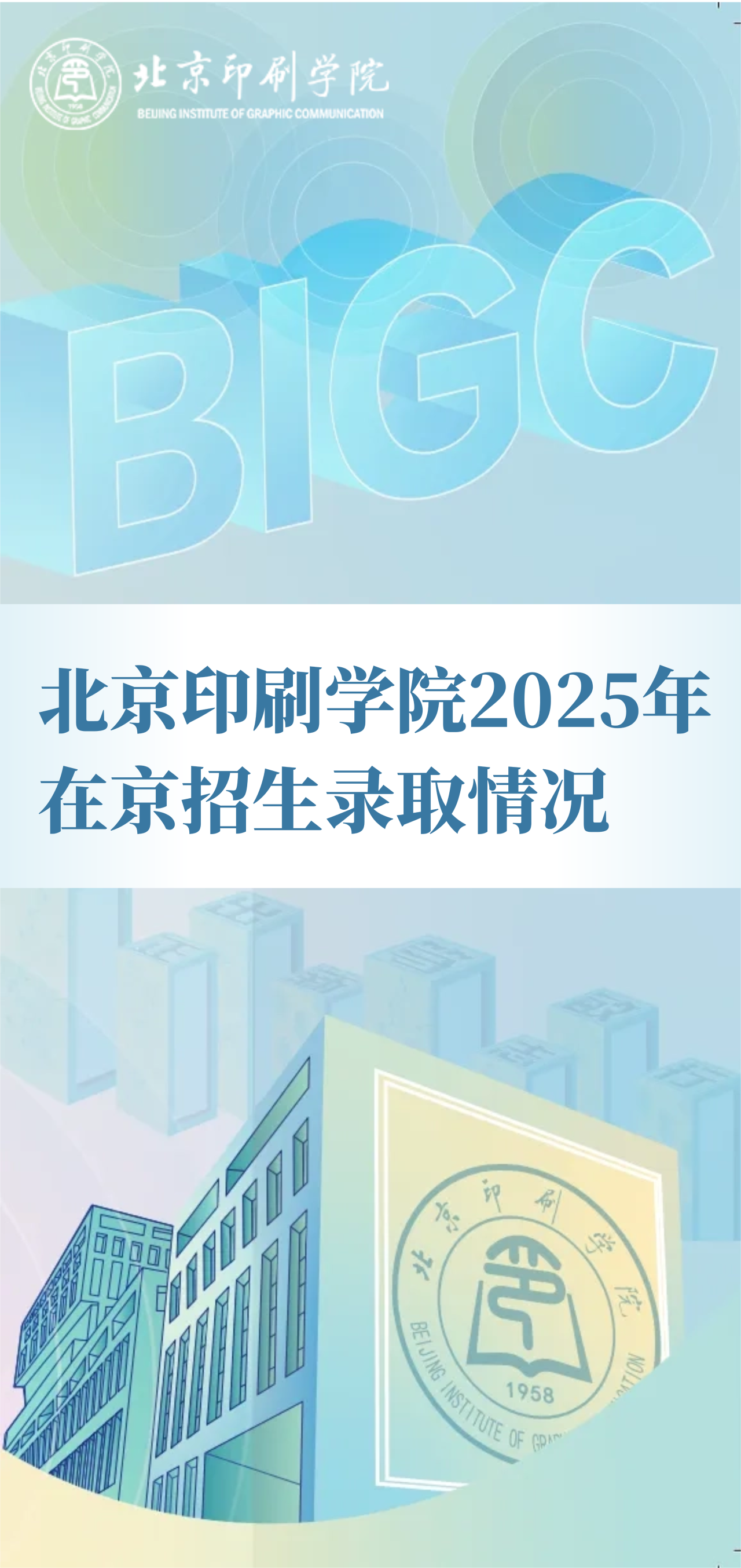 北京印刷学院2025年在京招生录取情况