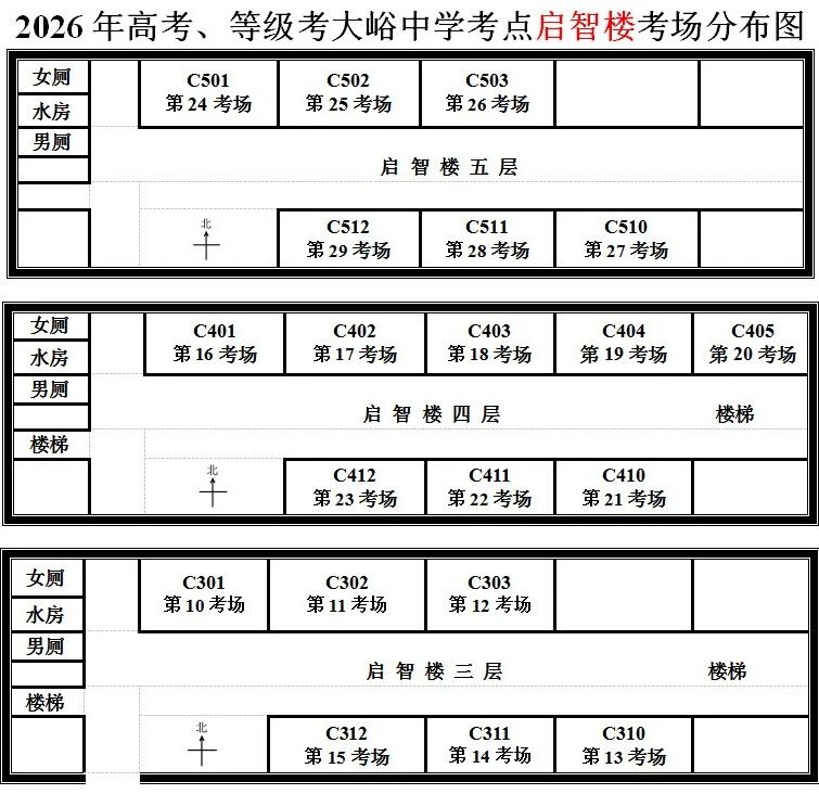 2026北京门头沟区考场分布图、考点示意图及考场规则