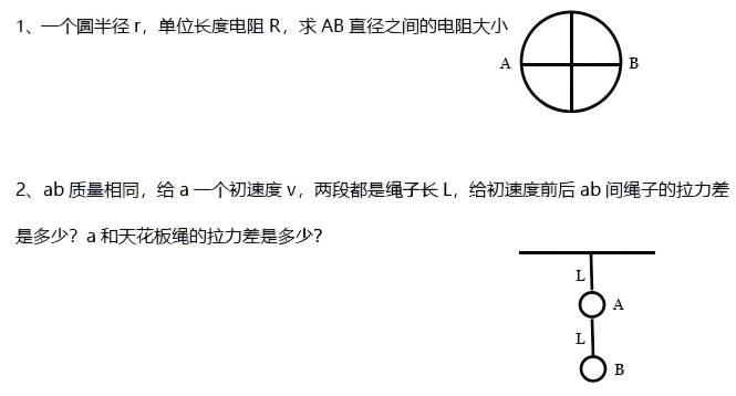 东南大学2026年强基计划初试物理试题