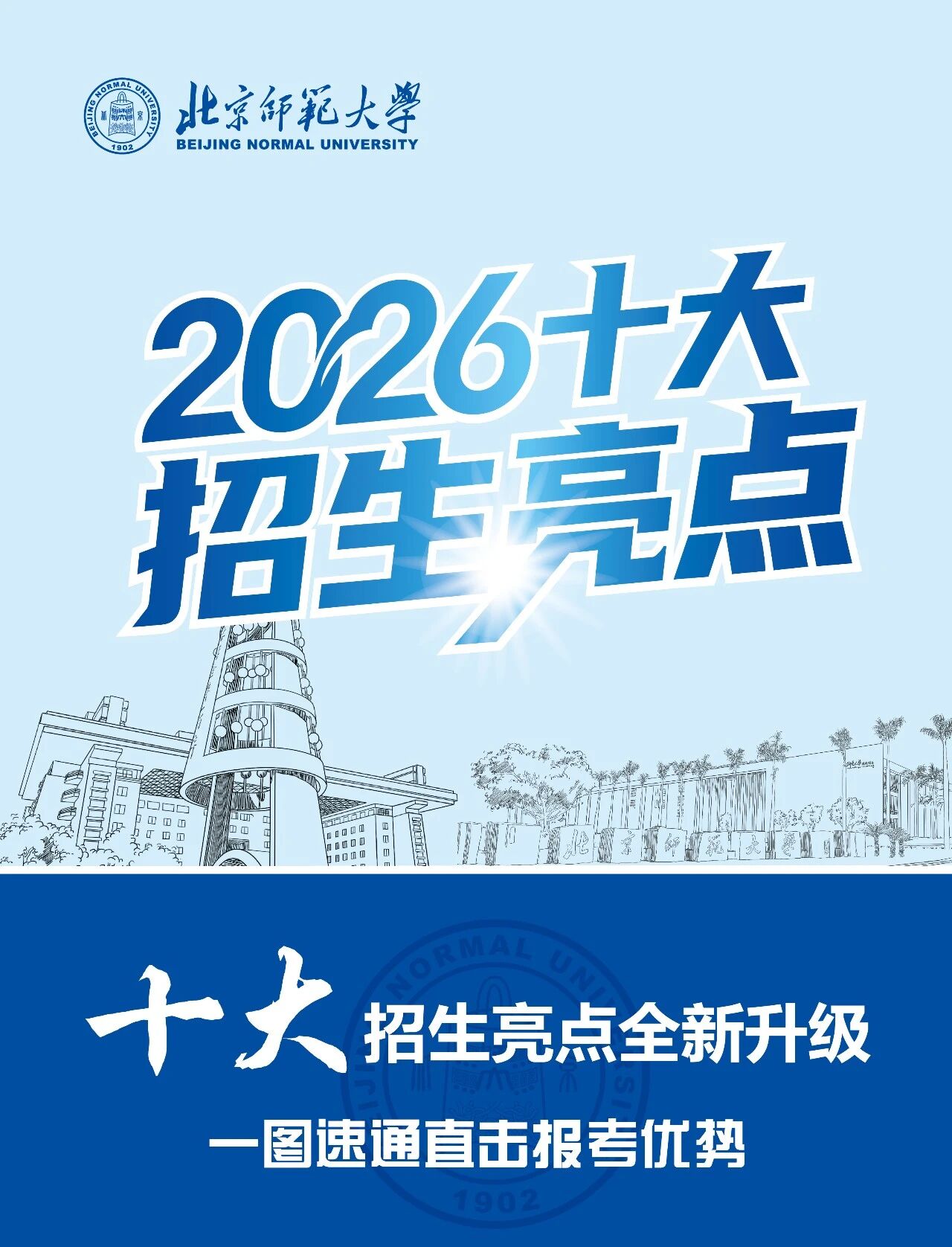 北京师范大学2026年本科招生十大亮点