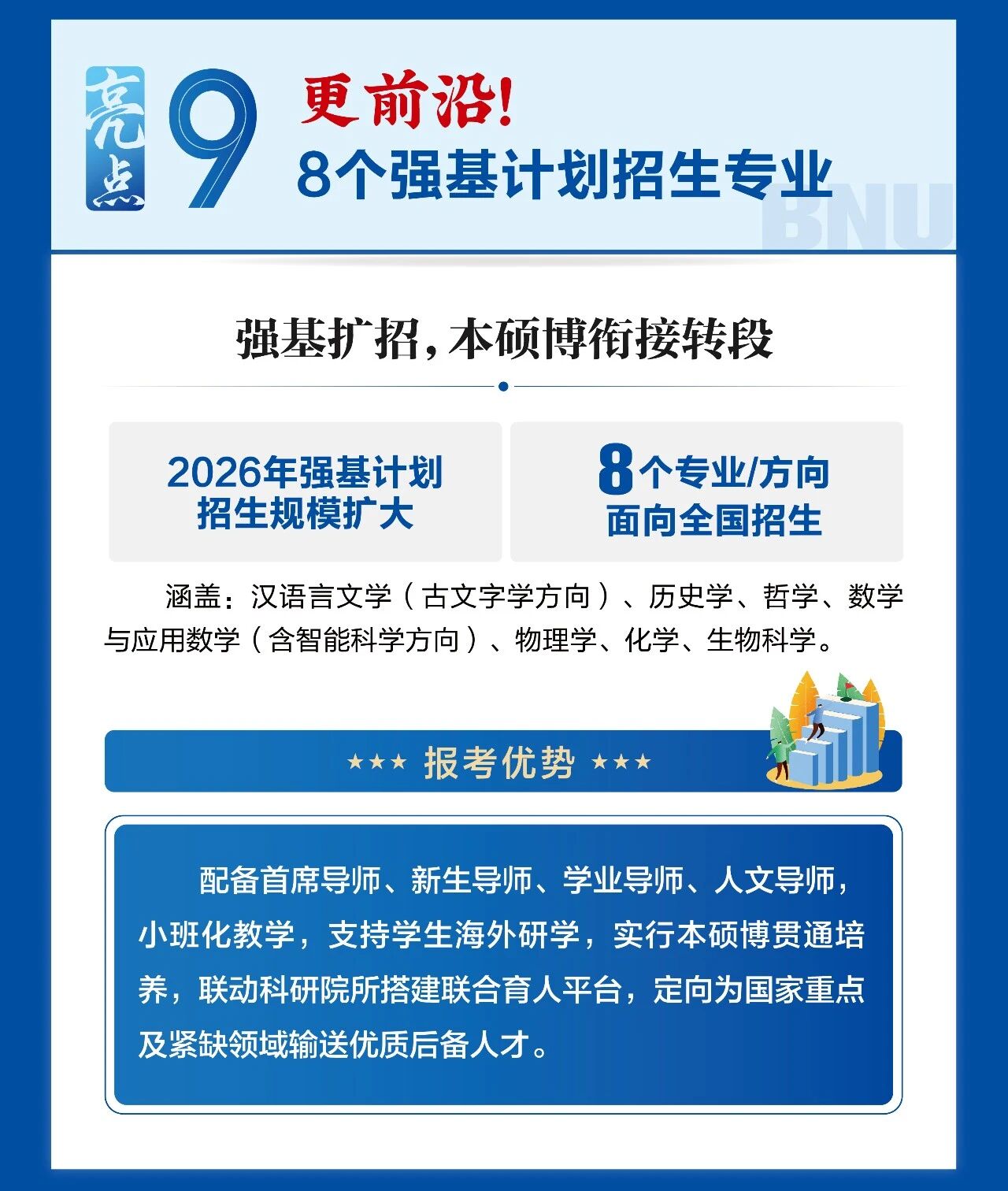 北京师范大学2026年本科招生十大亮点