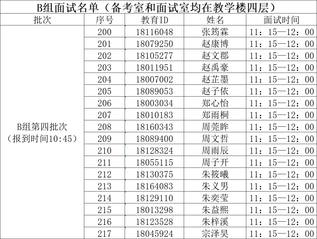 首师大附中通州实验学校2026年&ldquo;1+3&rdquo;培养实验面试名单及面试安排