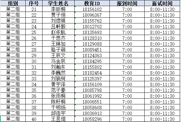 2026年北京市第五中学通州校区“1+3”培养实验面试名单及面试安排