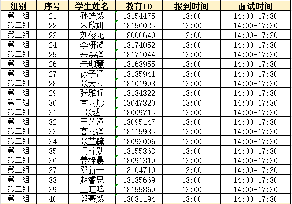 2026年北京市第五中学通州校区“1+3”培养实验面试名单及面试安排