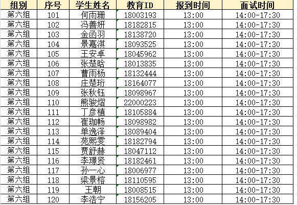 2026年北京市第五中学通州校区“1+3”培养实验面试名单及面试安排