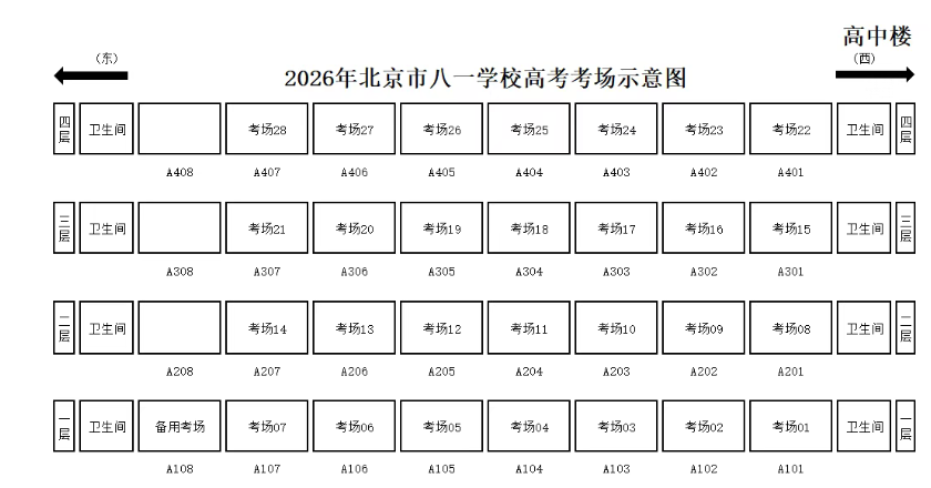 2026北京八一学校考点信息及致家长的一封信