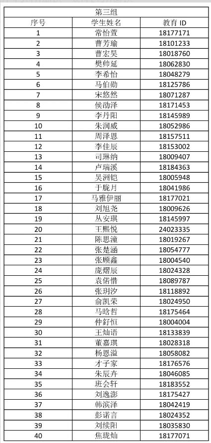 北京市回民学校2026年1+3项目面试名单